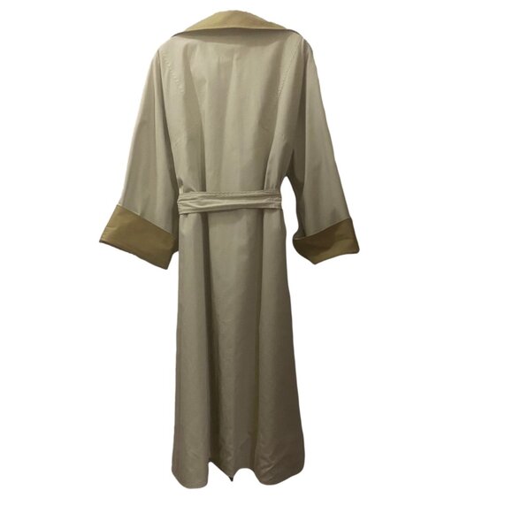 VINTAGE T.T. MALLO LTD. by Max Adler Two-Tone Reversible Trench Coat Academia - Picture 5 of 16